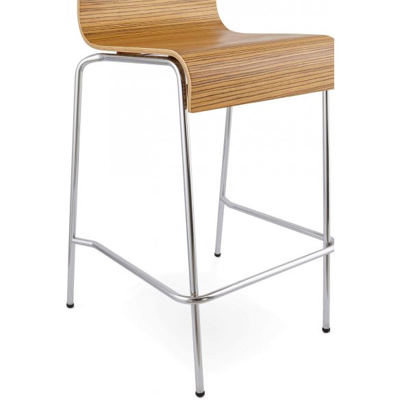 Tabouret de bar zebrano
