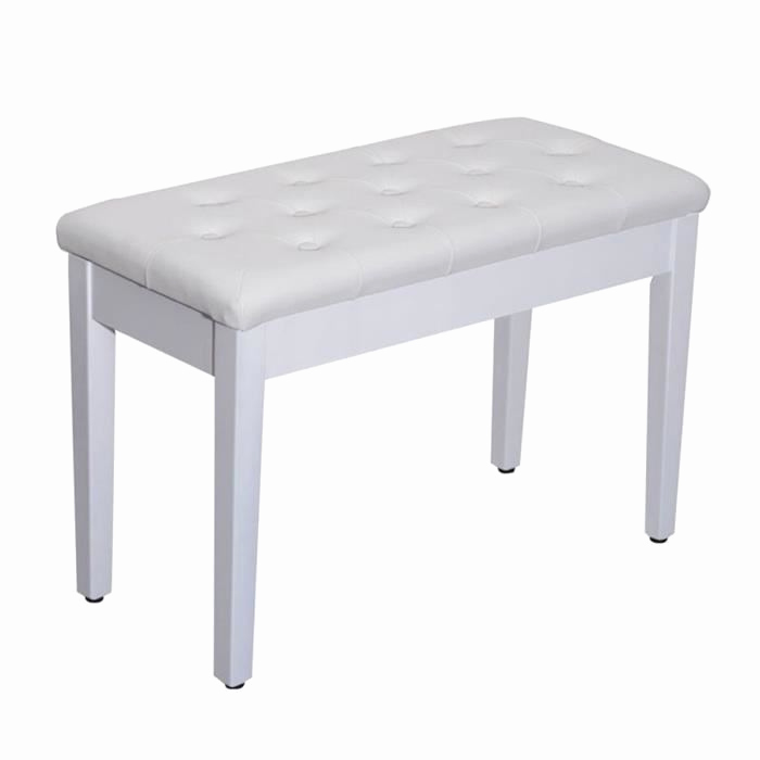 Tabouret piano bordeaux