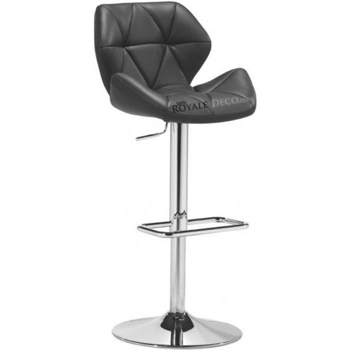 Tabouret de bar tora noir