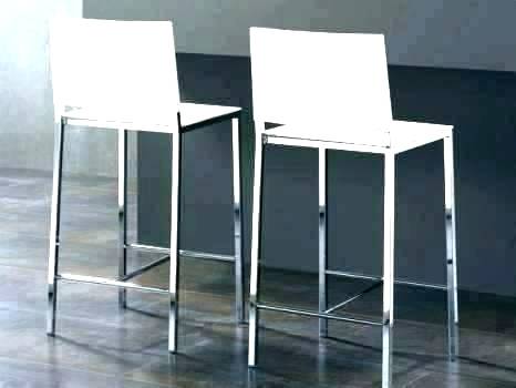 Tabourets de bar design blancs willord