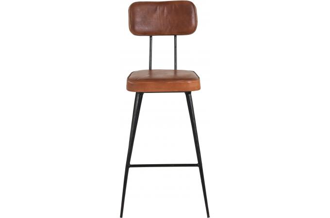 Tabouret de bar cuir