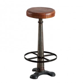 Tabouret de bar zinc