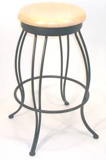 Tabouret fer forgé
