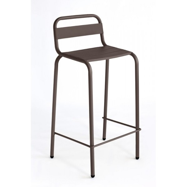 Tabouret de bar exterieur metal