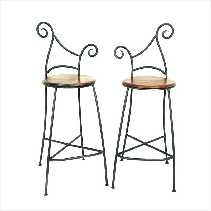 Tabouret de bar fer forgé maison du monde