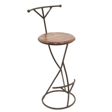 Tabouret fer forgé design