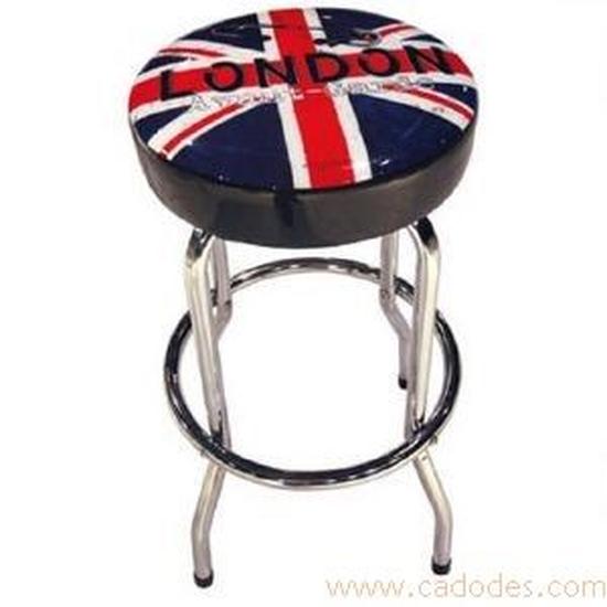 Tabouret motif anglais