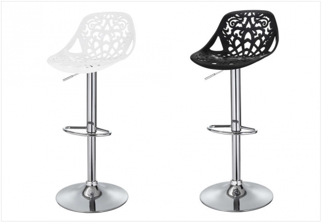 Tabouret de bar gris conforama