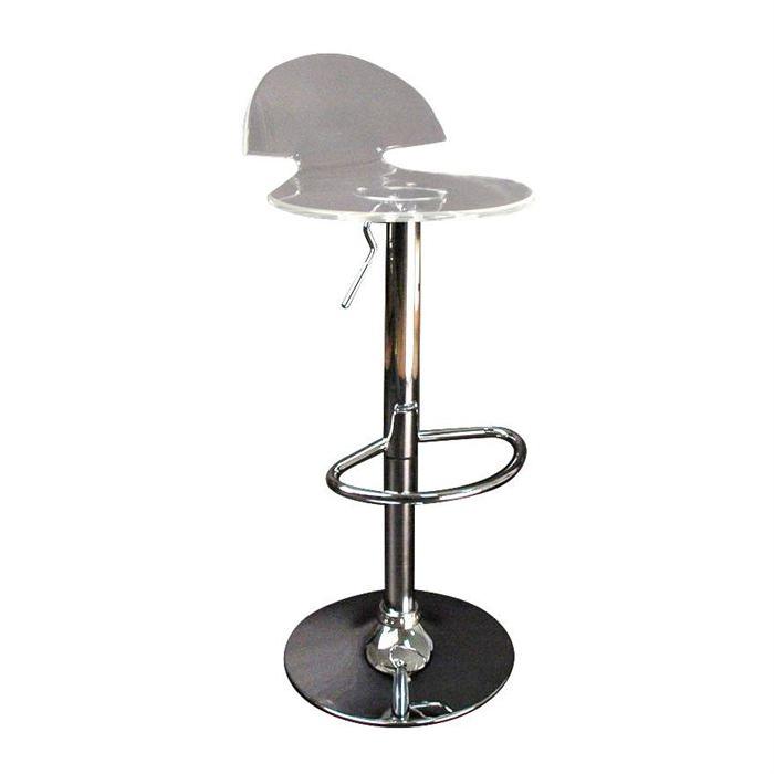 Tabouret de bar / cuisine en bois wengé surf v2