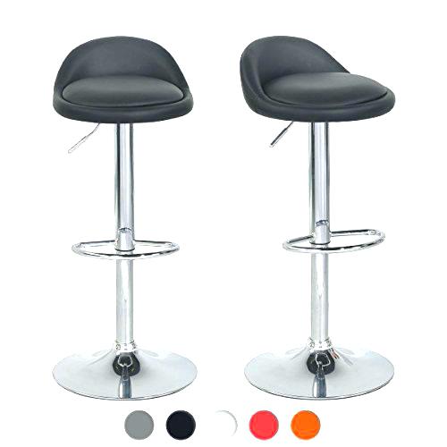 Tabouret de bar / cuisine plexiglas rouge transparent saturne