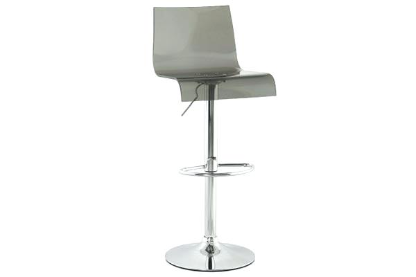 Tabouret de bar design saturne plexiglas transparent