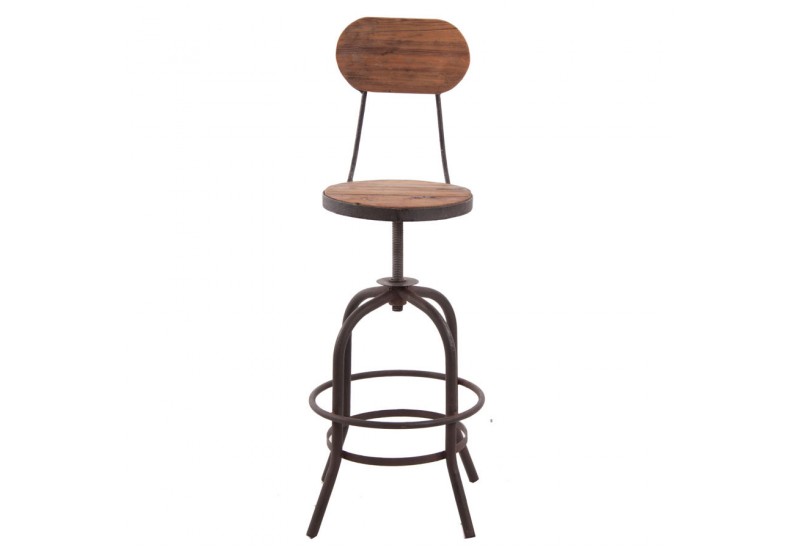 Tabouret haut avec dossier cuisine