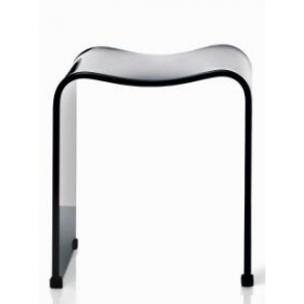 Tabouret de douche noir