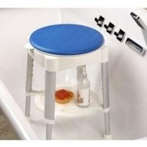 Tabouret de douche pivotant