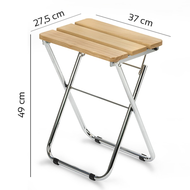 Tabouret de douche pliable care