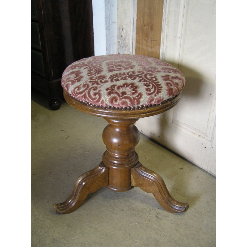 Tabouret piano louis philippe