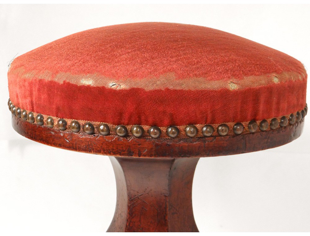 Tabouret de piano restauration
