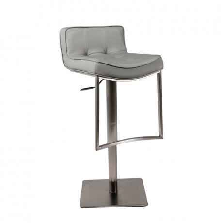 Tabouret design avec dossier réglable en hauteur