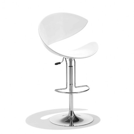 Tabouret design blanc
