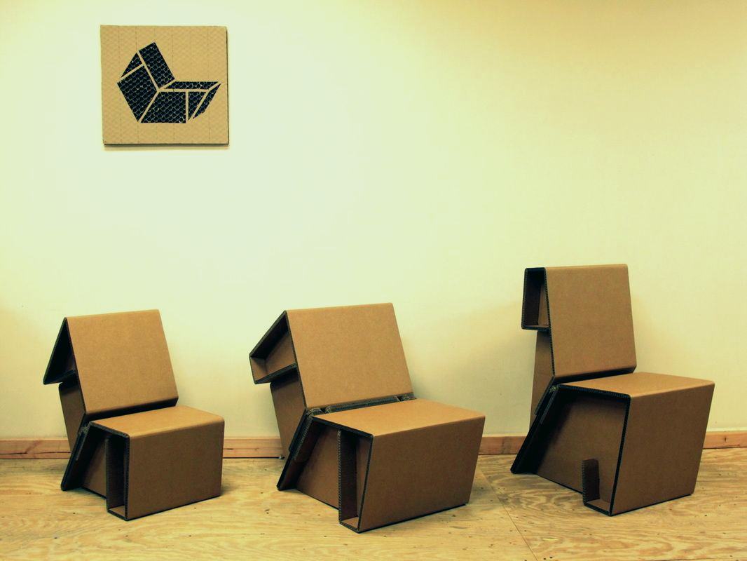 Tabouret design carton