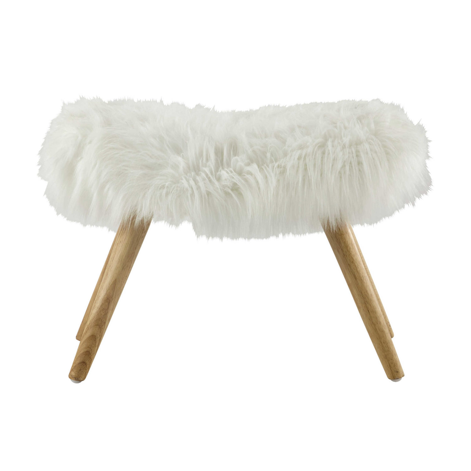 Tabouret avec fourrure