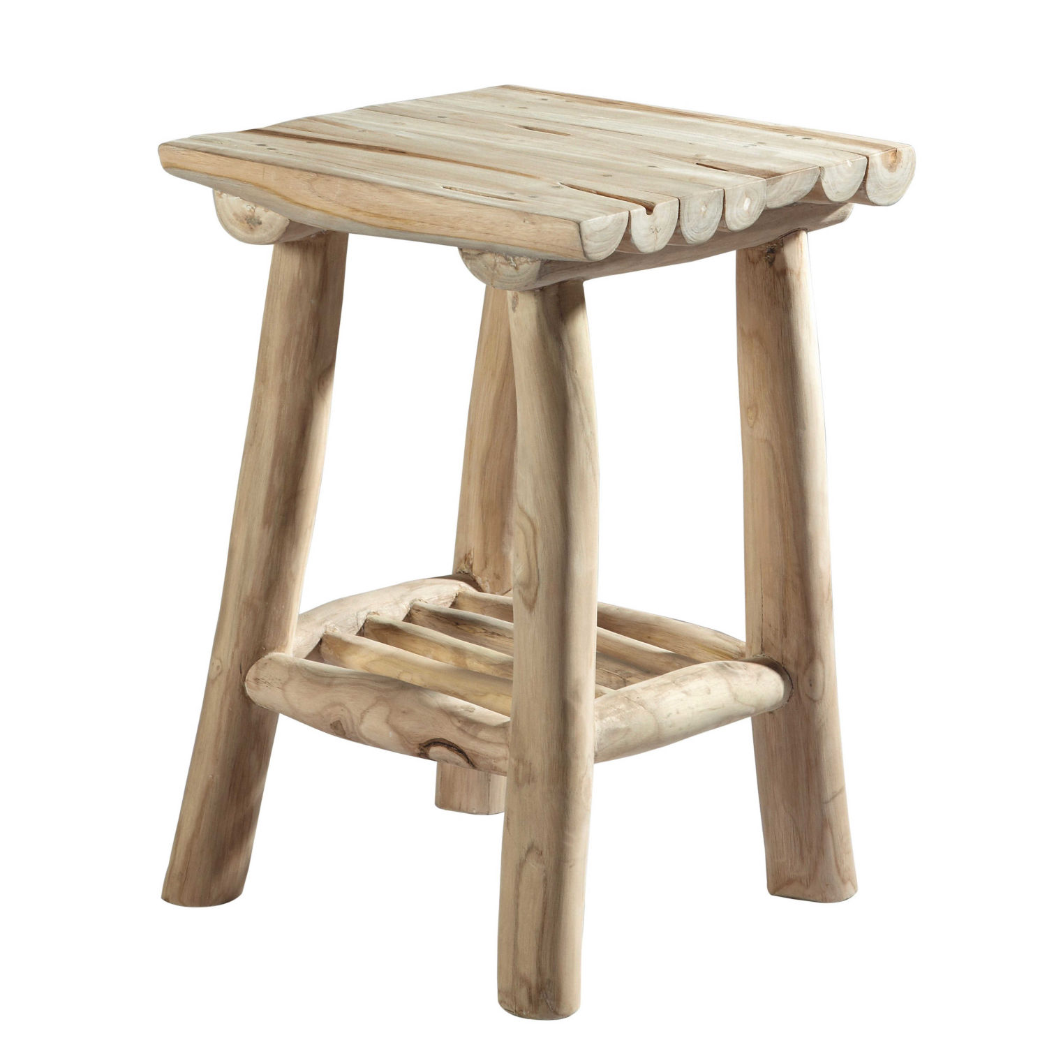 Tabouret teck