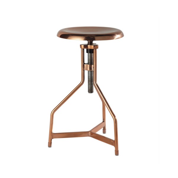 Tabouret à vis metal