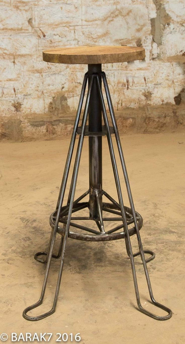 Tabouret de bar fait maison