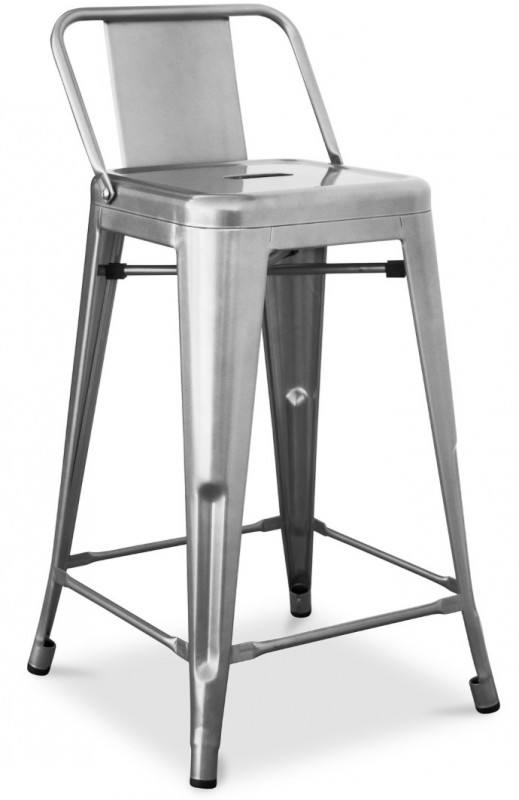 Tabouret avec dossier 60 cm