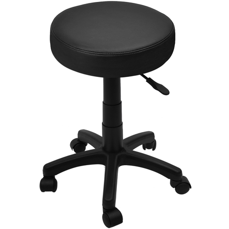 Tabouret rond a roulette
