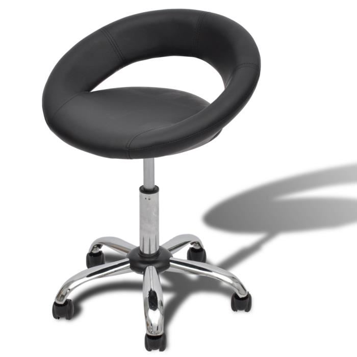 Tabouret pivotant avec dossier