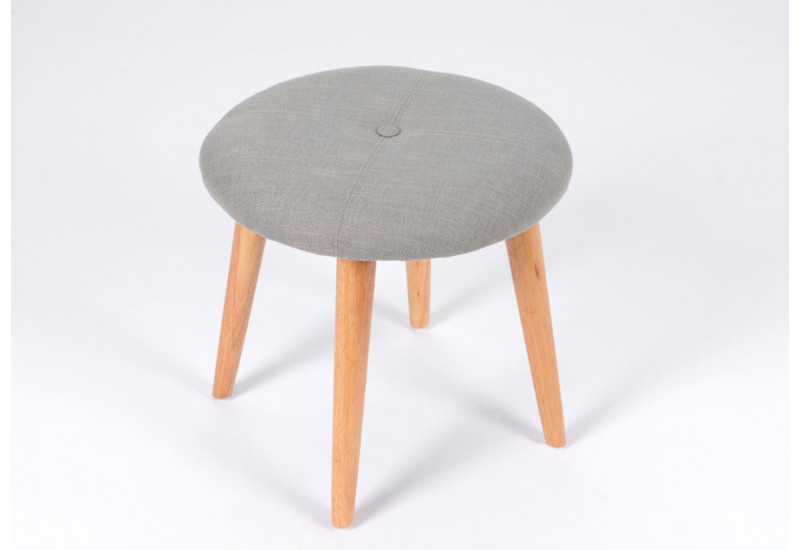 Tabouret bas gris