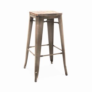 Tabouret plan de travail tolix