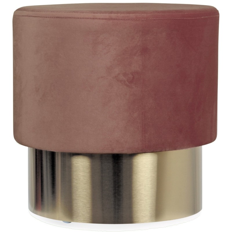 Tabouret bas velours