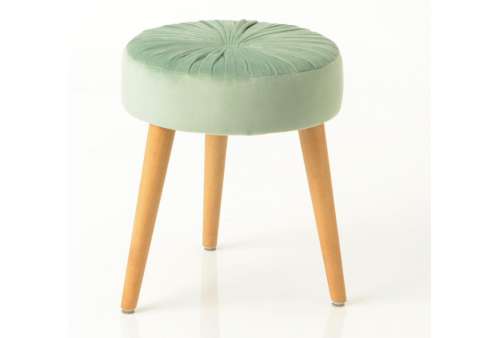 Tabouret vert d'eau