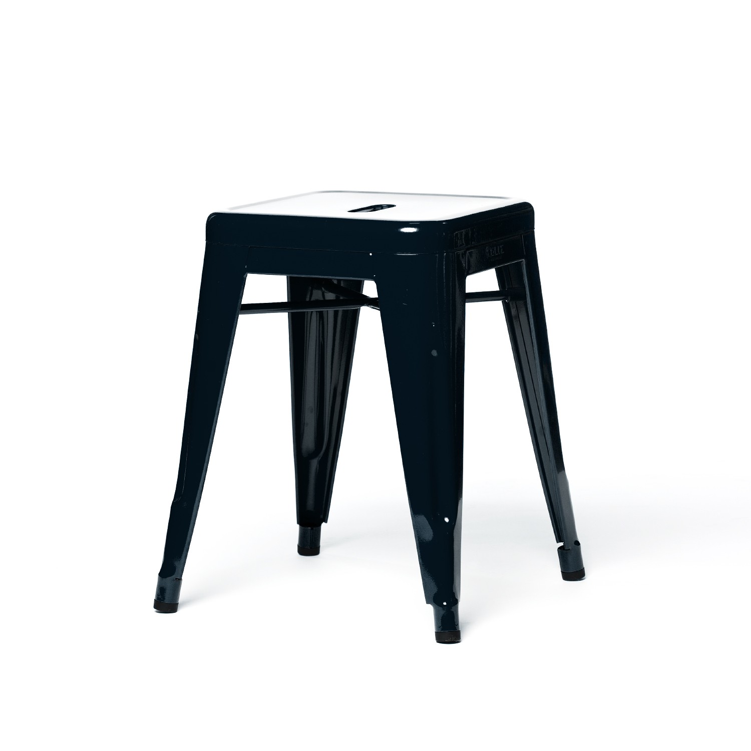 Tabouret bas bleu
