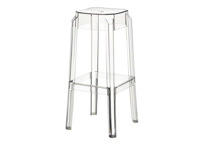 Tabouret design transparent