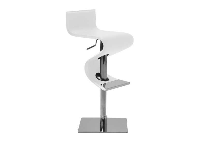 Tabouret de bar design cuir rouge