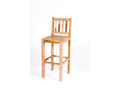 Tabouret de bar pieds en bois pas cher