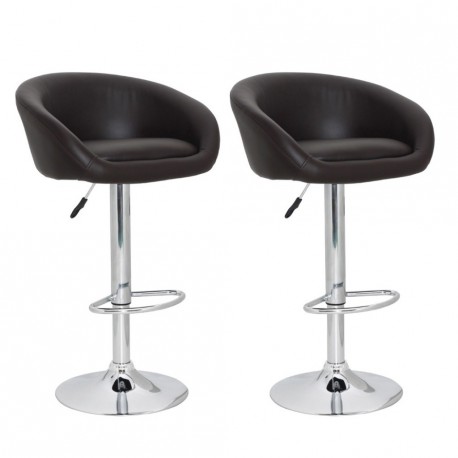 Tabouret de bar design marron