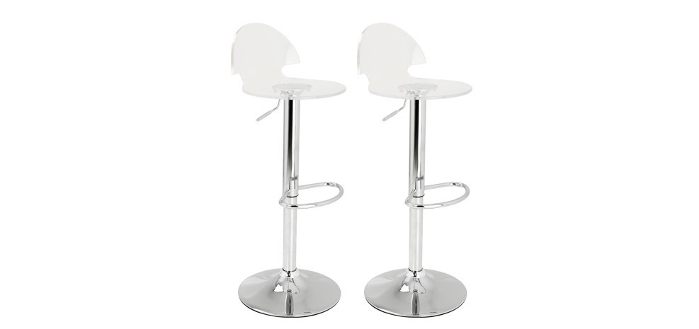 Tabouret bar plexiglas