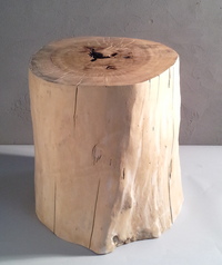 Tabouret tronc d'arbre