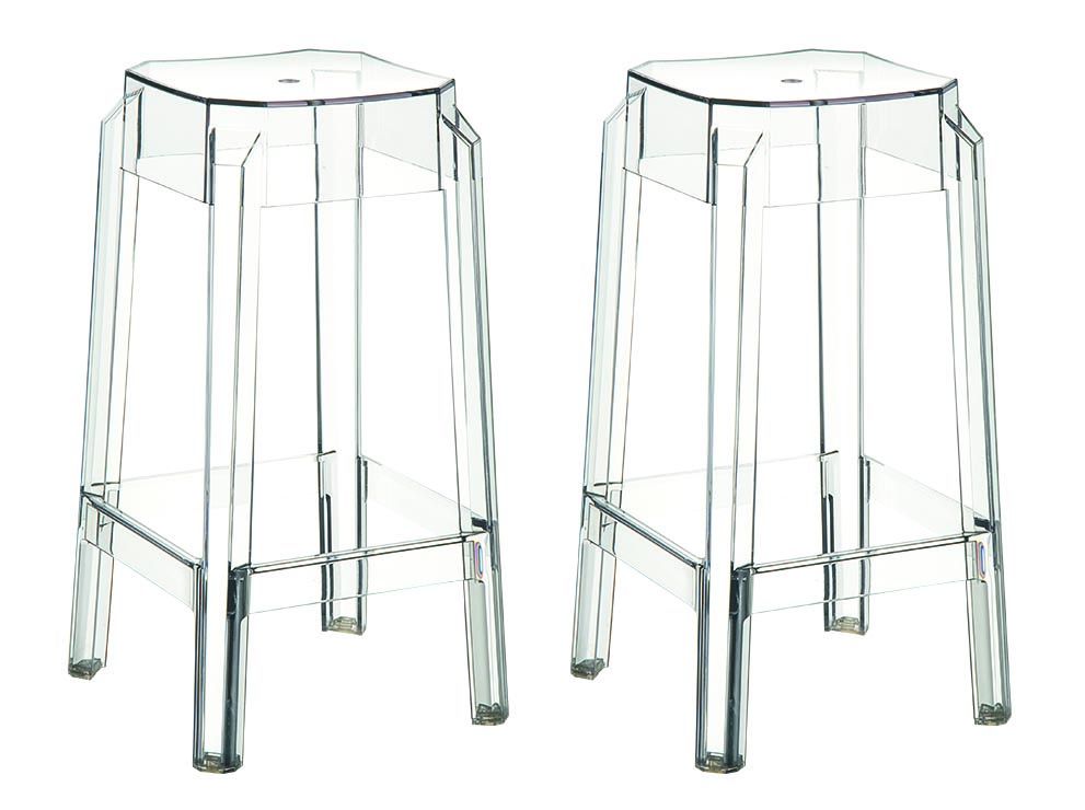 Tabouret de bar transparent pas cher