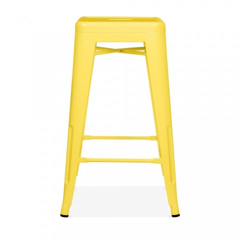 Tabouret bar tolix jaune