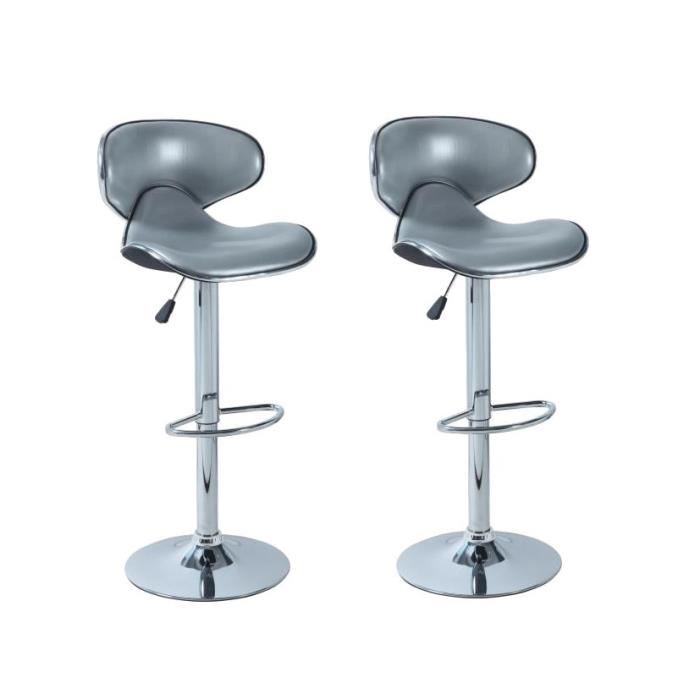 Tabouret de bar york bleu