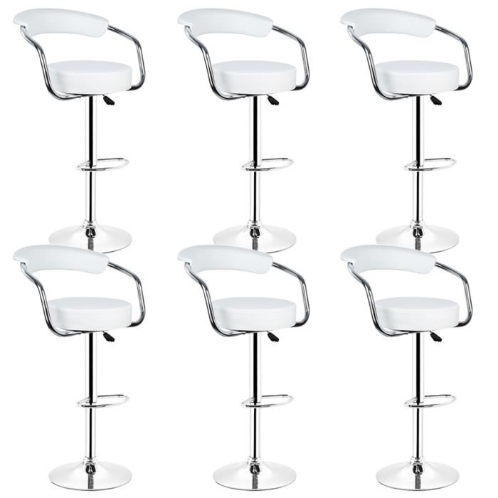 Lot 6 tabouret de bar