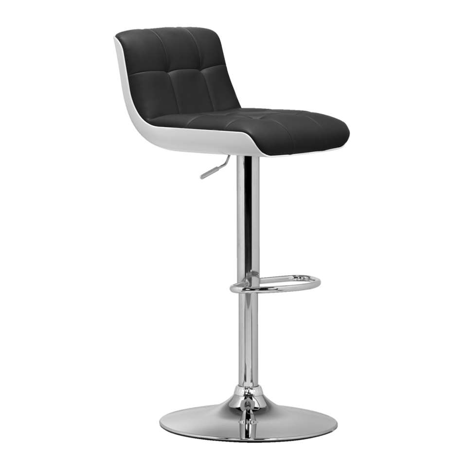 Tabouret de bar noir blanc