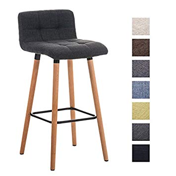Tabouret de bar gris industriel
