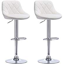 Tabouret de bar songmics blanc