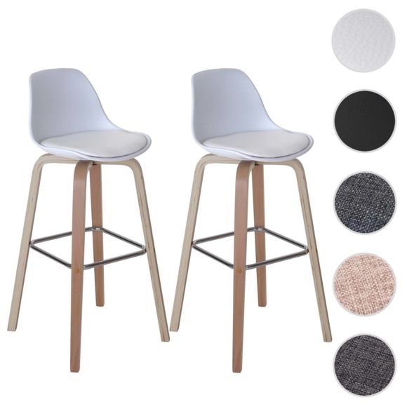 Tabouret de bar dossier inox